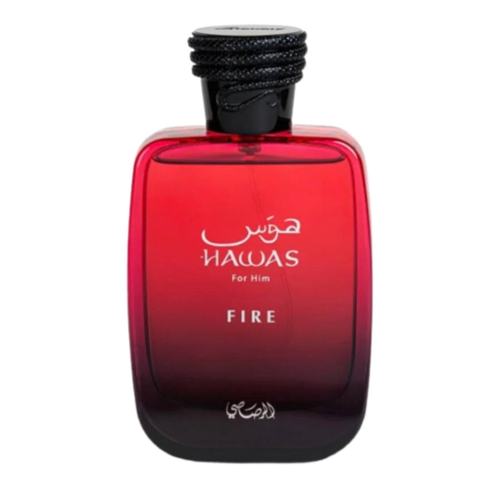 Hawas Fire by Rasasi – 2 mL / 5 mL / 10 mL Decants