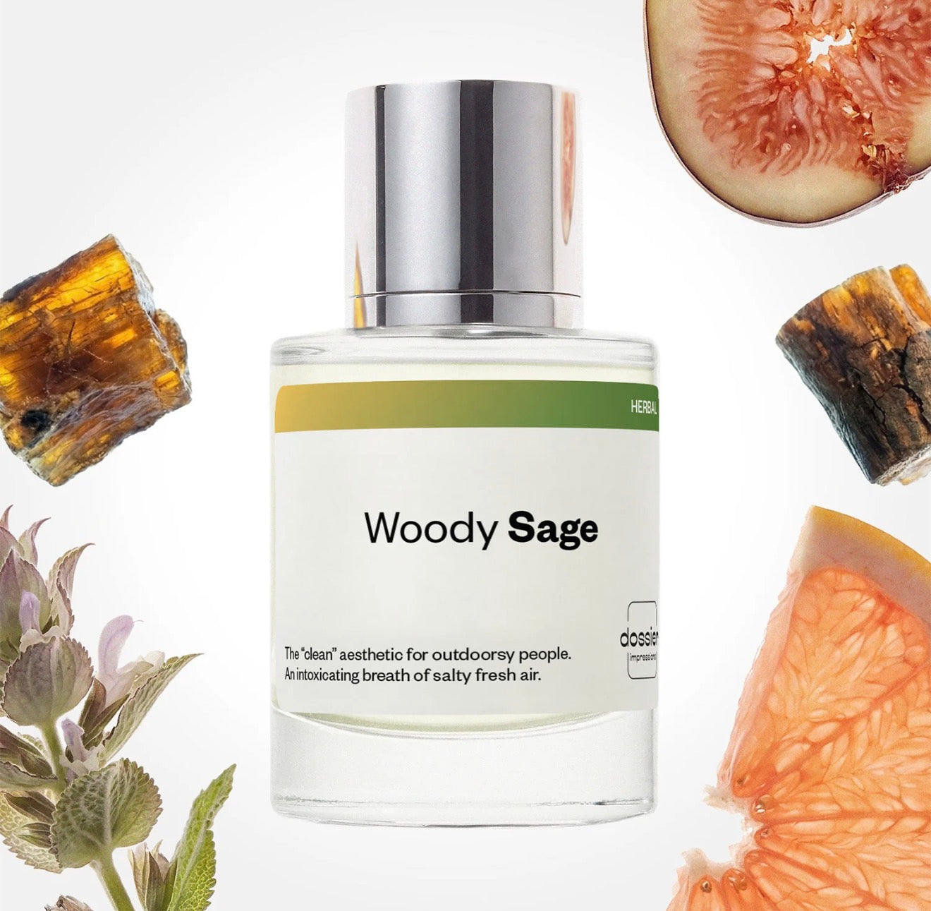 Dossier Woody Sage Eau de Parfum – 2 mL & 5 mL Decant